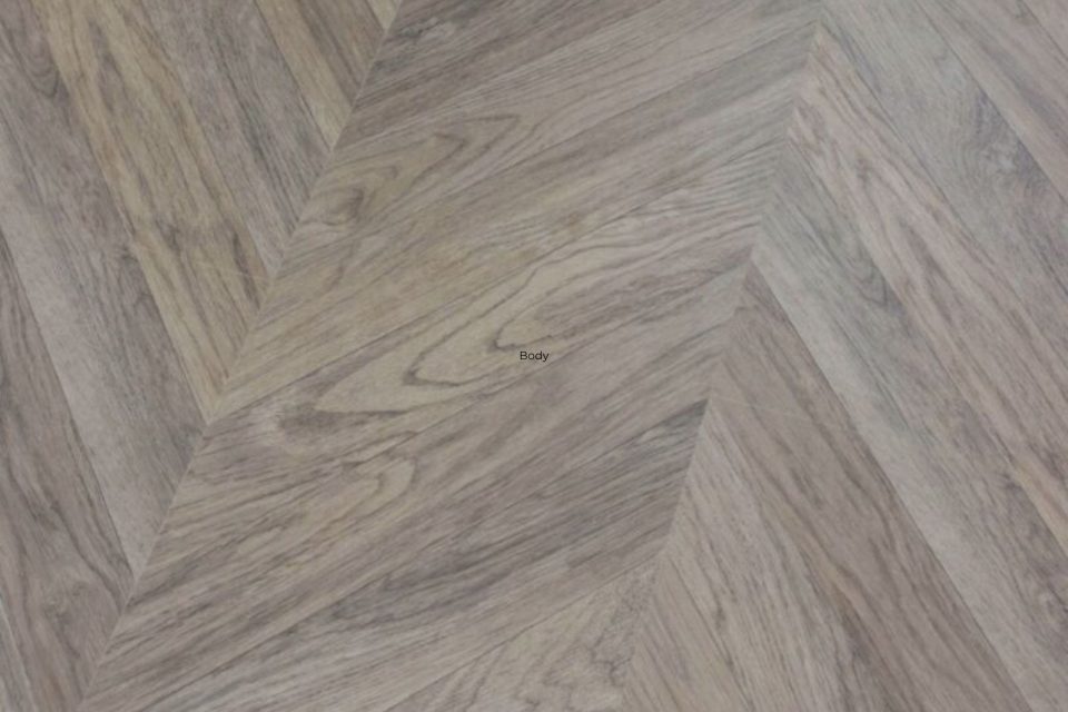 Grey Chevron Parquet Floor