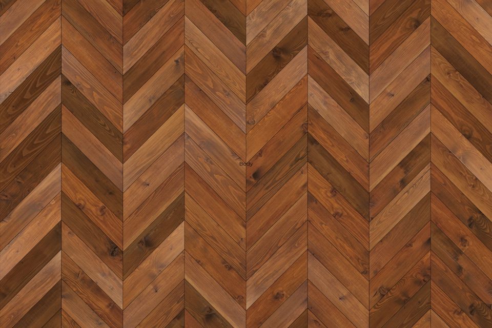 chevron parquet floor